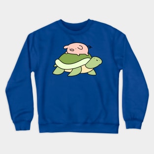 Turtle and Little Pig Crewneck Sweatshirt